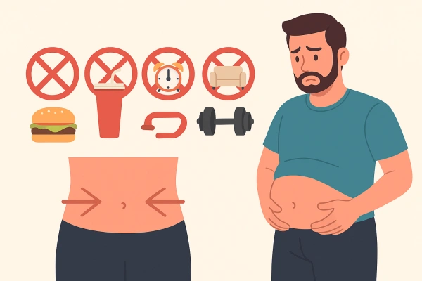 5 vanliga misstag som hindrar dig från att bli av med magfett