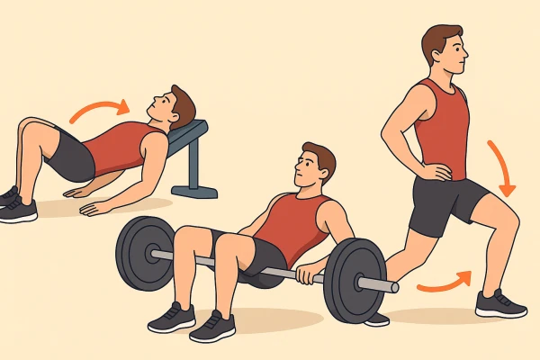 De 3 bästa övningarna för att forma och bygga större rumpa