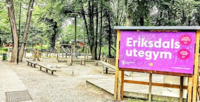 foto av Eriksdals utegym