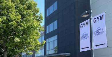 foto av Idrottscentrum i Halmstad