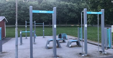 foto av Källtorpsskolans utegym