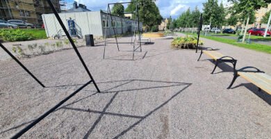 foto av Östra Promenadens utegym