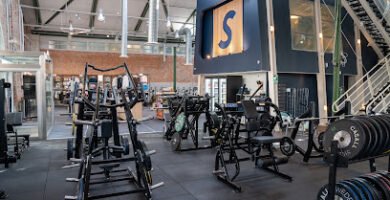 foto av SATS Spårvagnshallarna