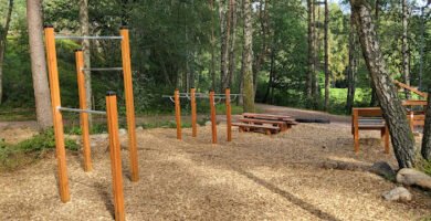 foto av Safjällets utegym