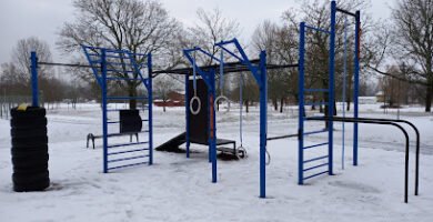 foto av Sandvikens utegym