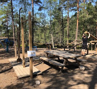 foto av Sandviksspårets utegym