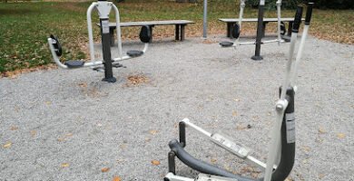 foto av Stora Holmens utegym