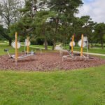 foto av Tallundens utegym