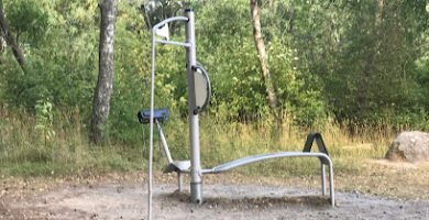 foto av Ursvik motionsområdets utegym