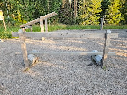 foto av Utegym vid Linnes Arboretum