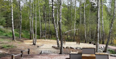 foto av Västra Eklanda Höjd utegym